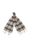 Barbour Lambswool Tartan Scarf, Greystone