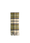 Barbour Yaxley Tartan Scarf, Forest Mist