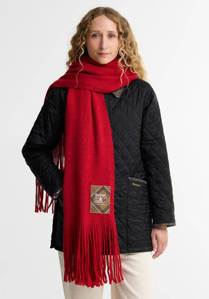 Barbour Connie Scarf, Red