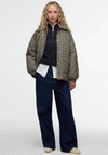 Barbour Womens Laoise Check Quilted Jacket, Green