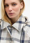 Barbour Ballina Check Waterproof Jacket, Beige Multi
