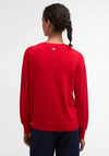 Barbour Cashmere Blend V-Neck Jumper, Red