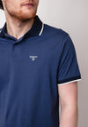 Barbour Cornsay Polo Shirt, Oceana Blue