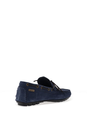 Barbour Courage Driving Shoes, Shark Blue