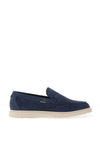 Barbour Carty Suede Loafers, Shark Blue