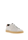 Barbour Reflect Leather Trainers, Off White