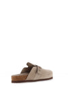 Babour Bowman Suede Mules, Taupe