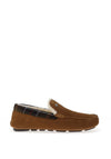 Barbour Monty Tartan Slippers, Camel