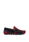 Barbour Monty Tartan Slippers, Winterberry Red