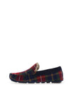 Barbour Monty Tartan Slippers, Winterberry Red