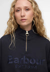 BARBOUR SARA HALF ZIP SWEATSHIRT