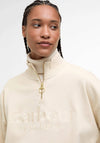 BARBOUR SARA HALF ZIP SWEATSHIRT