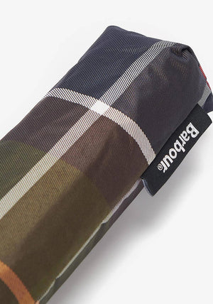 Barbour Portree Tartan Print Umbrella, Green