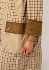 Barbour Hollington Check Car, Beige