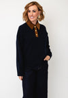 Barbour Quarter Button Jumper, Navy