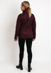 Barbour Womens Yarrow Quilted Jacket, Burgundy