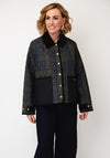 Barbour Ainsdale Checked Quilted Coat, Green Multi