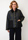 Barbour Ainsdale Checked Quilted Coat, Green Multi