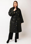Barbour Milda Wax Long Jacket, Green