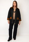 Barbour Treeton Wax Coat, Navy Multi