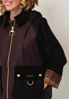 Barbour Carville Wax Coat, Purple