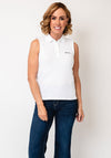 Barbour Women Bowford Sleeveless Polo Top, White