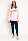 Barbour Womens Northumberland Logo Sweatshirt, Pink