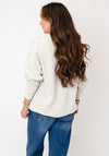Barbour Stitched Logo Crew Neck Jumper, Grey
