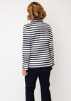 Bariloche Striped With Gold Detail Blazer, Navy