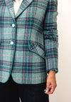 Bariloche Cefalu Check Wool Jacket, Green