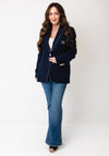 Bariloche Notched Collar Blazer, Navy