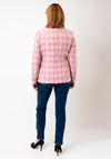 Bariloche Legio Velour Collar Tweed Blazer, Pink