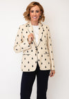 Bariloche Mono Print Blazer, Beige