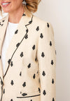 Bariloche Mono Print Blazer, Beige