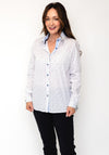 Bariloche Micro Print Button Up Shirt, White