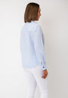 Bariloche Striped Button-Down Shirt, Blue