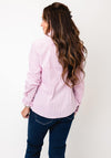 Bariloche Norba Striped Frill Collar Shirt, Pink