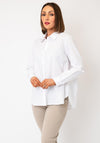Bariloche Plain Button-Down Shirt, White