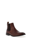 Base London Mens Carson Chelsea Boots, Burnished Tan