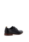 Base London Marley Leather Derby Shoes, Washed Navy