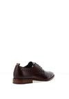 Base London Marley Leather Derby Shoes, Brown