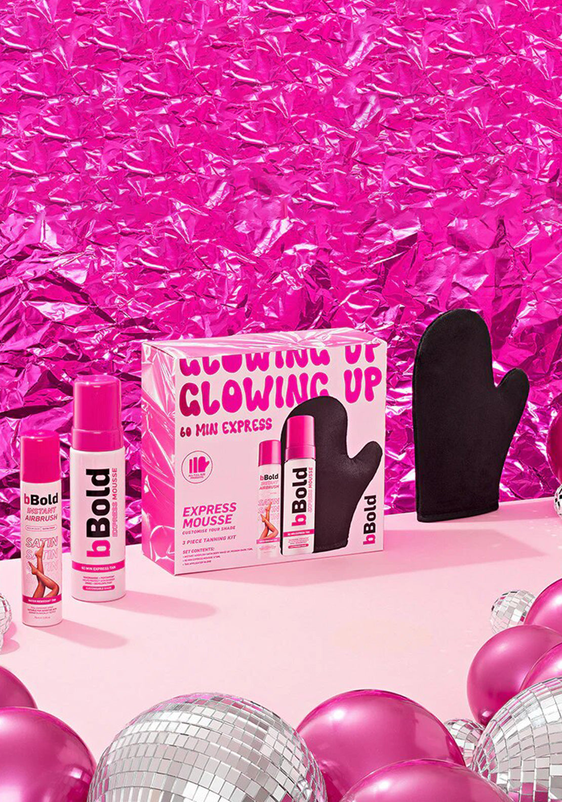 Bbold Glowing Up 3 Piece Tanning Set