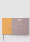 PRINTWORKS Be My Guest Events Guestbook, Beige/Yellow