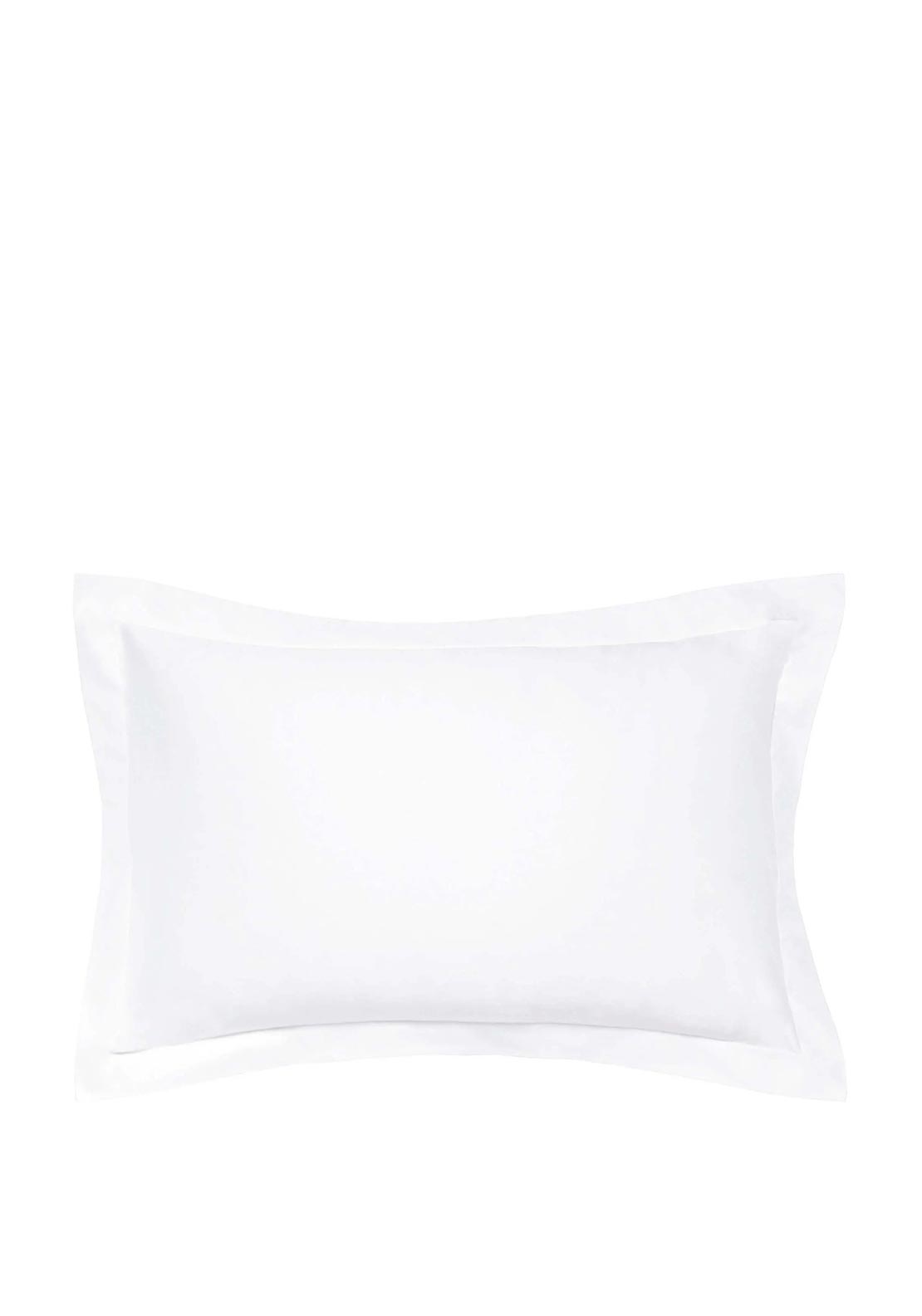 Bedeck 1000 Thread Count Egyptian Cotton Oxford Pillowcase, White
