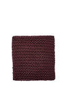 Bedeck Aris Large Knitted Throw, Mulberry