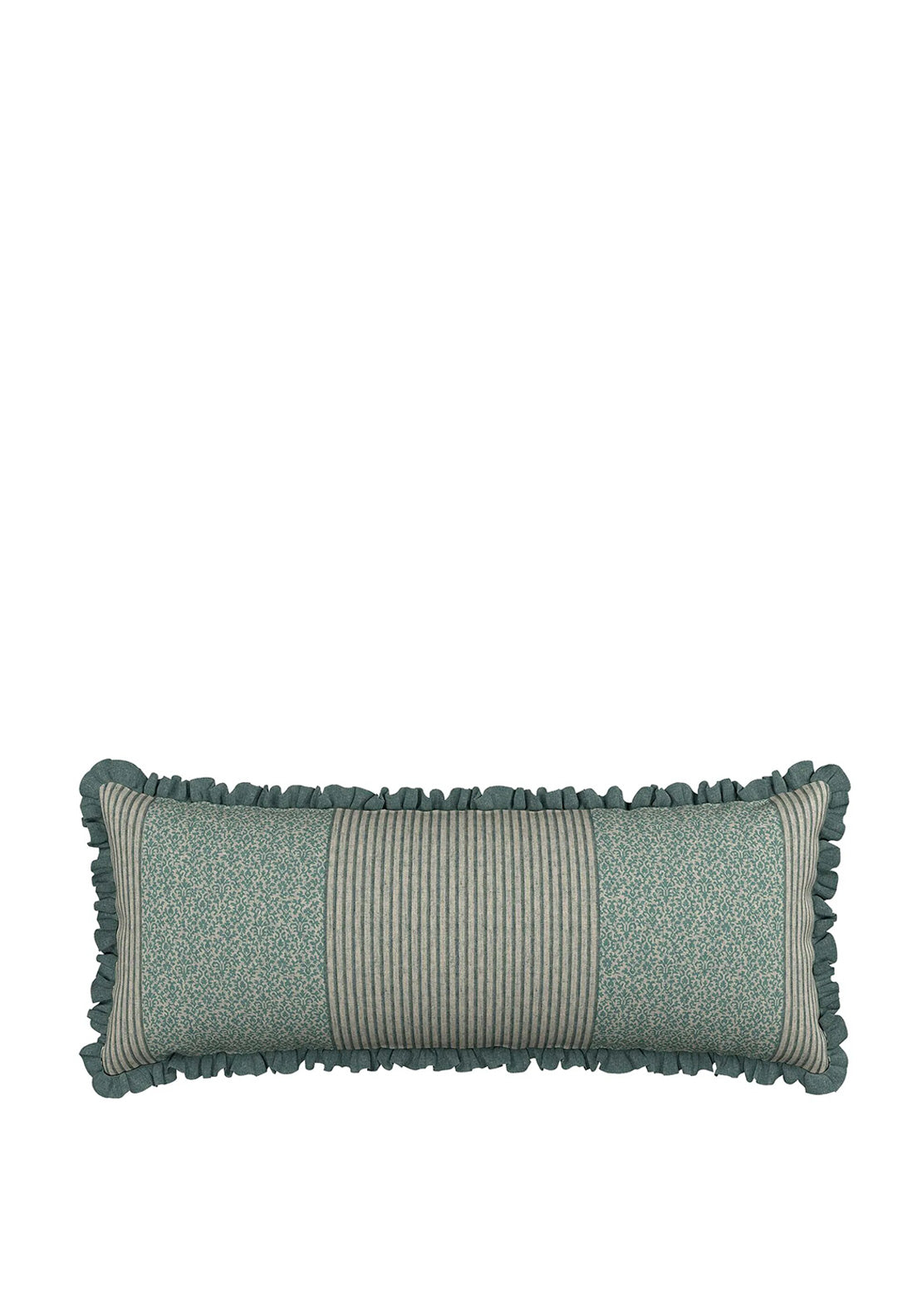 Bedeck Clarence Cushion 80x30cm, Celadon