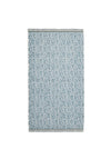 Bedeck Clarence Vintage Floral Hand Towel, Blue