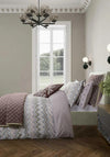 Bedeck Claudia Chevron Duvet Set, Pink and Green