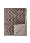 Bedeck Claudia 150x200cm Quilted Throw, Pink