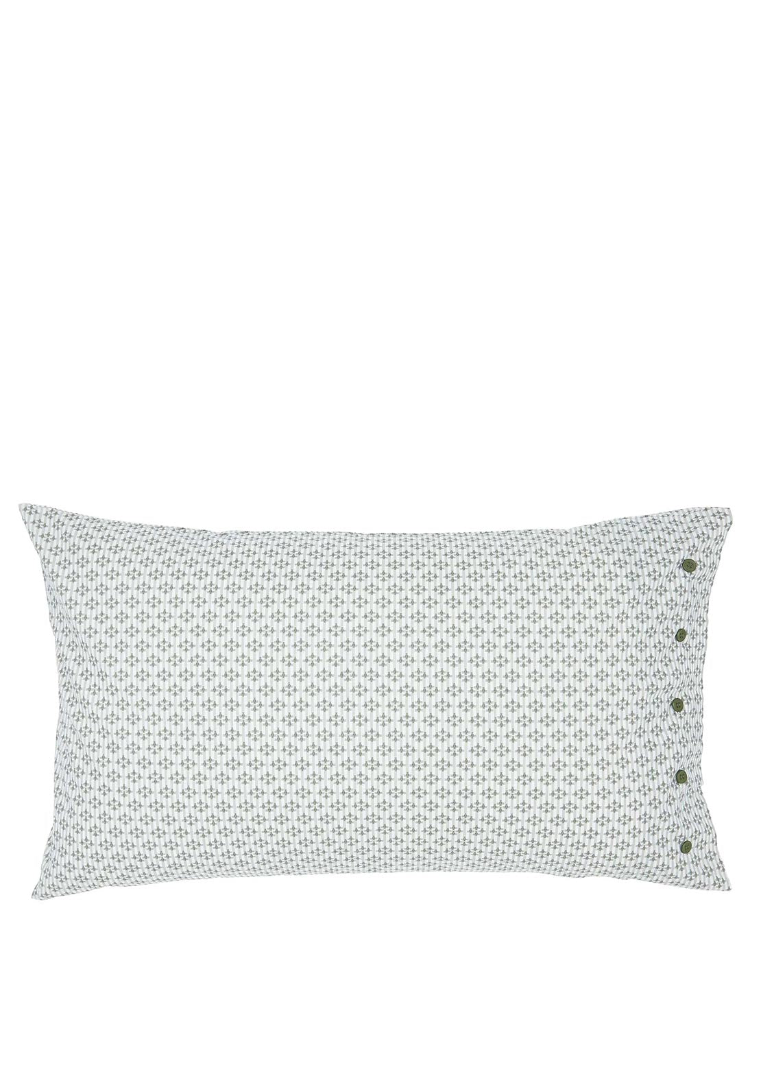 Bedeck Elswyth Standard Pillowcase Pair, Green